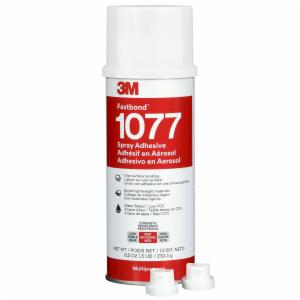 3M™ Fastbond Water-Base Multipurpose Adhesive 1077, Low VOC <6%, Neutral, Net Wt 8.2 oz, 6 Can/Caseimage