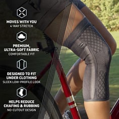 Tensor™ Platinum Compression Sleeves Knee,  Image B+ 3