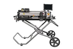 3M™ EMD Cable Quality Preparation System Photo: Full System with Cart On White