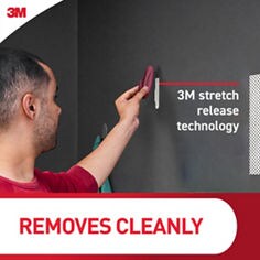 Command™ LTO black cherry medium designer removes cleanly image, B+ images for e-commerce, small wire hooks, medium hooks, medium designer hook, X-Large hook