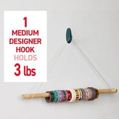 Command™ LTO twilight medium designer holds weight image, B+ images for e-commerce, small wire hooks, medium hooks, medium designer hook, X-Large hook