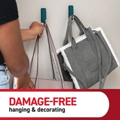 Command™ LTO twilight medium hook product benefit 1 image, B+ images for e-commerce, small wire hooks, medium hooks, medium designer hook, X-Large hook