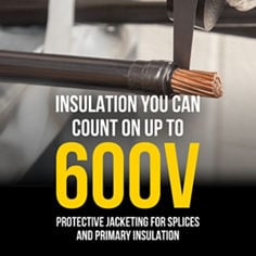 Scotch® Super 88 B+ Eletrical Tape, technical specification reliable insulation. Key Visual.