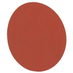 An orange 3M Roloc Fibre Disc 787C, 120+, TR