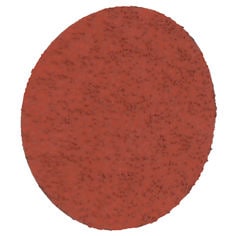 An orange 3M Roloc Fibre Disc 787C, 36+, TR