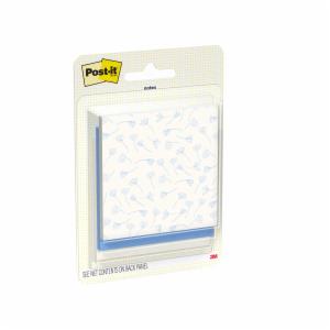 Post-it Notes Polished Blue Cottage 3321-PP-BC, 3inx2.9in(76x73mm), 3 Pads/Pack, 45 Sheets/Pad, 100% PEFC, SGSCH-PEFC-COC-110078image