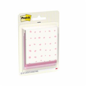 Post-it Notes 3321-PP-BB, Polished Bubble Blush, 3inx2.9in(76x73mm), 3 Pads/Pack, 45 Sheets/Pad, 100% PEFC, SGSCH-PEFC-COC-110078image