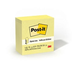 Post it® Canary Yellow, 3301-5YW CRIP, JPG file, 5 Sticky Note Pads, 3 x 3 in., School Supplies, Office Products, Accordion Sticky Notes work with Pop-Up Note Dispenser