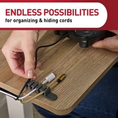 Command™ bplus application, WARP, cable clips endless possibilities black image