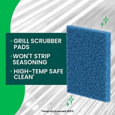 Scotch-Brite® Grill Scrubber Season Safe, B Plus 01. Enhanced Content, Key Visual.