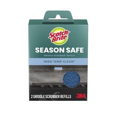 Scotch-Brite® Season Safe Griddle Scrubber Refills, GGSS-2, In Package, Center