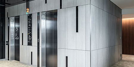 ARシリーズの採用事例（エレベーターホール）