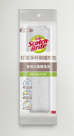 3M™ 百利™ 好潔淨杯刷-2入補充包