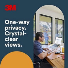 3M™ Sun Control Window Film Solar Privacy 314X6SCP-4, B+ plus content 1. Enhanced content, Key visual.