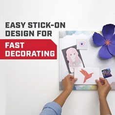 Scotch® Removable Mounting Squares, Doubled-Sided, B+ image 3. Enhanced content, key visual.