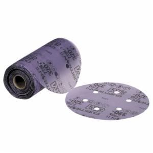 3M™ Cubitron II Stikit Film Disc Roll 775L, 320+ 3MIL, 6 in x NH, 6HL, Die 600HZ, 100 Discs/Roll, 4 Rolls/Caseimage