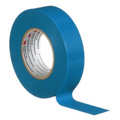 A roll of 3M Temflex Vinyl Electrical Tape 178, Blue, 18mm x 18.3m