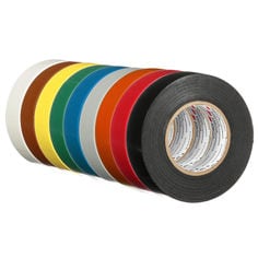 Various rolls of 3M Temflex Vinyl Electrical Tape 178 in different colours
