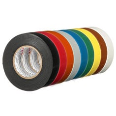 Various rolls of 3M Temflex Vinyl Electrical Tape 178 in different colours