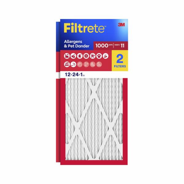 Filtrete Allergens & Pet Dander Air Filter 1000 MPR 9820-2PK-3