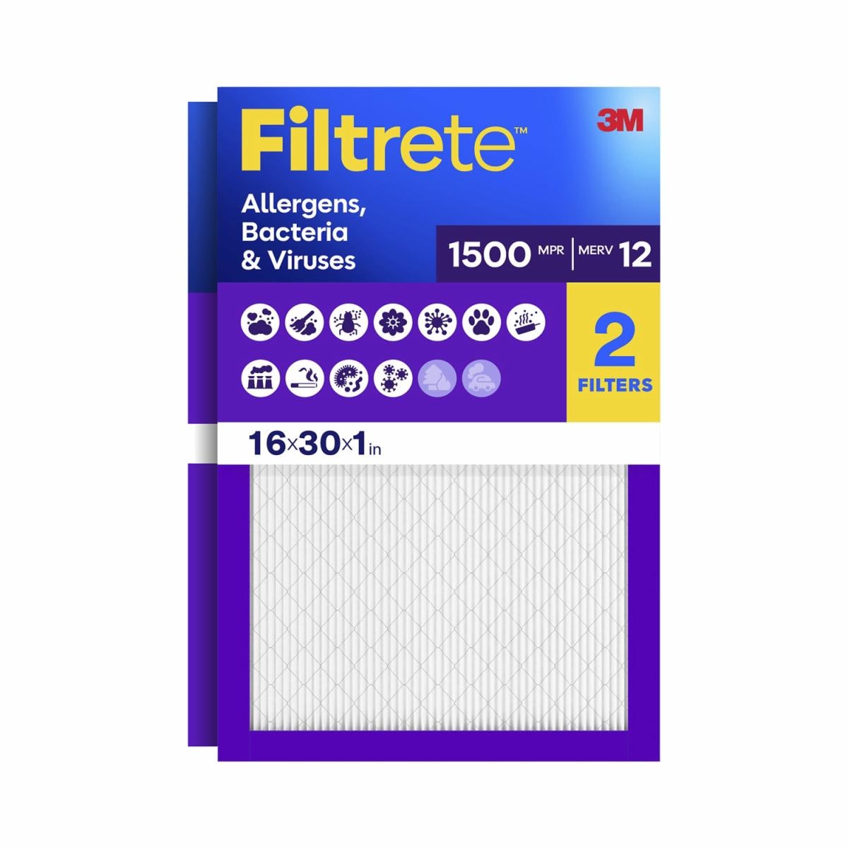Filtrete Ultra Allergen Reduction Filter UR27-2PK-1E