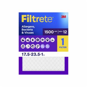 Filtrete High Performance Air Filter 1500 MPR 2029DC-4, 17.5 in x 23.5 in x 1 in (44.4 cm x 59.6 cm x 2.5 cm) image Filtrete High Performance Air Filter 1500 MPR 2029DC-4, 17.5 in x 23.5 in x 1 in (44.4 cm x 59.6 cm x 2.5 cm)image