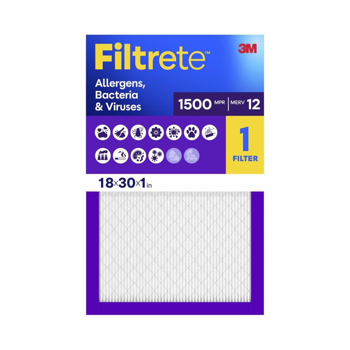 Filtrete High Performance Air Filter 1500 MPR 2028DC-4