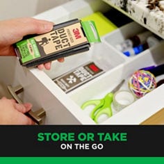 3M™ Pocket Duct Tape, All Weather, Weather Durability, B+. Key Visual, Enhanced Content.