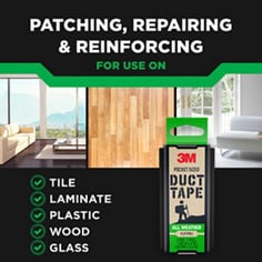 3M™ Pocket Duct Tape, All Weather, Use Case, B+. Key Visual, Enhanced Content.
