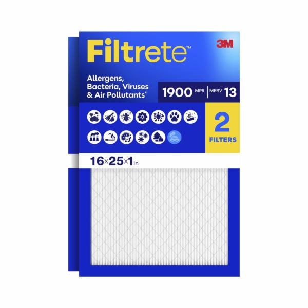 Filtrete Ultimate Allergen Reduction Filter 1900 MPR UT01-2PK-1E