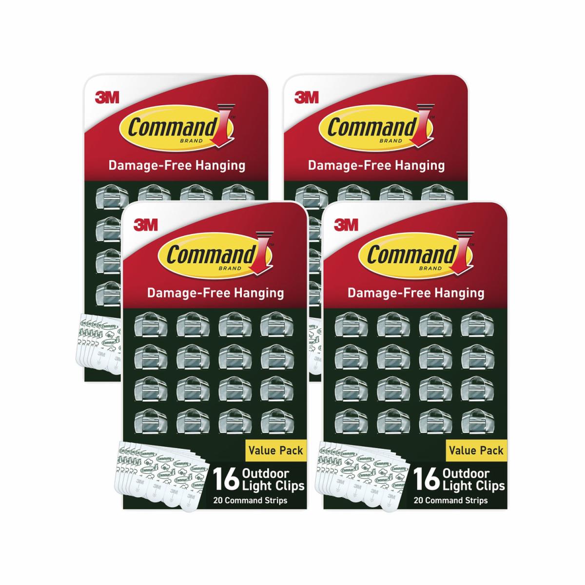 Command Outdoor Light Clips 17017CLR-AWES