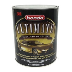 A 1 gallon can of 3M Bondo Ultimate Easy Sanding Body Filler