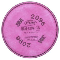 3M Particulate Filter 2096, P100, with Nuisance Level Acid Gas Relief - Image updated April 2026