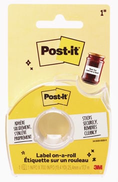 White Post-it Labeling and Cover-up Tape 1 in x 700 in cfip