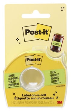 Green Post-it Labeling and Cover-up Tape 1 in x 700 in cfip