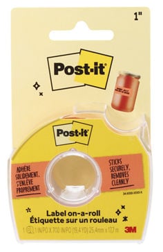 Orange Post-it Labeling and Cover-up Tape 1 in x 700 in cfip