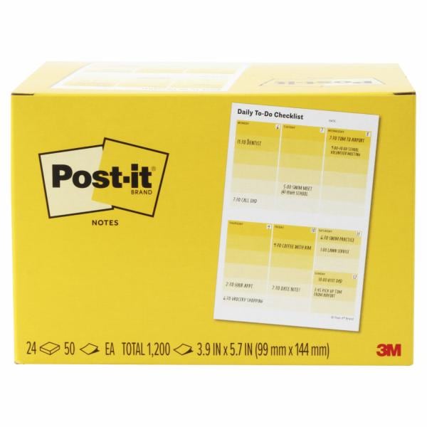 Post-it Notes Daily to Do 660-24CP-DTD