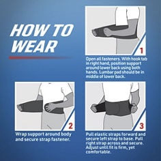 Ace Bplus Back Stabilizer, How To Wear Steps