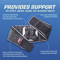 ACE™ Brand Deluxe Back Stabilizer with Lumbar Support | 3M United