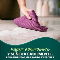 Contenido enriquecido de Paño microfibra premium morado Scotch-Brite® 1
