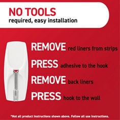 Command™ Pet collection 17065 bplus6 image, no tools required , easy installation