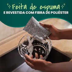 Esponja Prateada Scotch-Brite®, conteúdo enriquecido 2