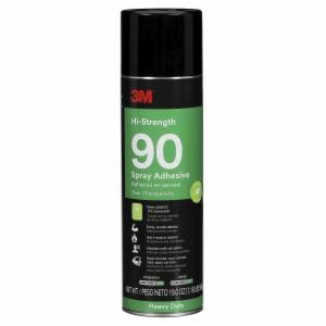 3M™ Hi-Strength Spray Adhesive 90, Low VOC, Clear, 24 fl oz (Net Wt 19 oz), 12 Can/Case image 3M™ Hi-Strength Spray Adhesive 90, Low VOC, Clear, 24 fl oz (Net Wt 19 oz), 12 Can/Caseimage