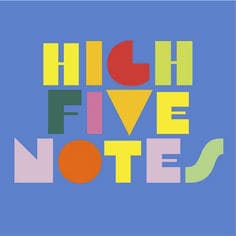 Post it®, High Five Notes, SBTS26-HFN-1, B+ 02, 1.9x1.9in (48x48mm), 12 Pads, 25 sheet, 300 sheets total, main visual.