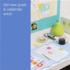 Post it®, High Five Notes, SBTS26-HFN-1, B+ 04, 1.9x1.9in (48x48mm), 12 Pads, 25 sheet, 300 sheets total, set new goals & celebrate wins.