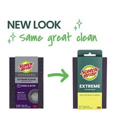 Scotch-Brite® Extreme Scrub Scour Pad 77222-R, B+ 01. Key visual image.