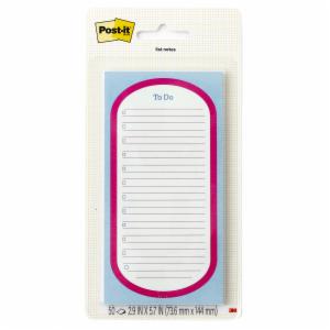 Post-it List Notes Ruled SPE-36-1, 2.9×5.7in (73.6×144.7mm), 50 sheet, 100% PEFC, SGSCH-PEFC-COC-110078image