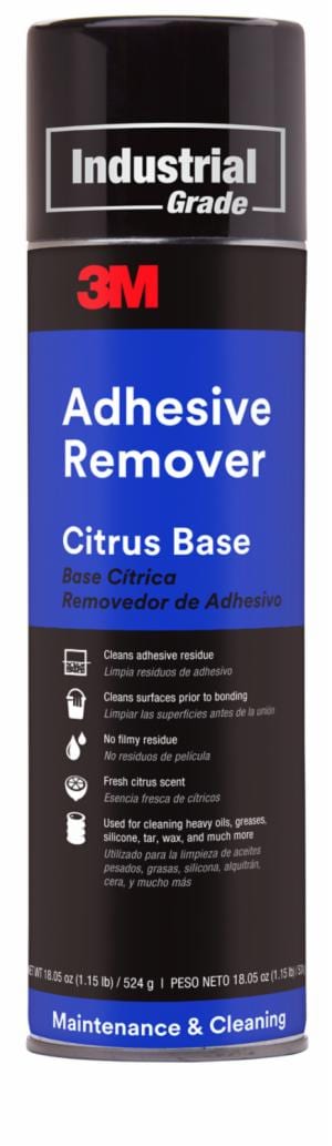 3M™ Adhesive Remover Citrus Base 6041, 24 fl oz Can (Net Wt 18.5 oz), 6/Case, NOT FOR SALE IN CA AND OTHER STATES image 3M™ Adhesive Remover Citrus Base 6041, 24 fl oz Can (Net Wt 18.5 oz), 6/Case, NOT FOR SALE IN CA AND OTHER STATESimage