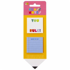 Post-it Class Notes You Rule SBTS26-CN-7, 1.9×1.9in (48x48mm), 2 pads, 80 sheet total, 100% PEFC, SGSCH-PEFC-COC-110078image