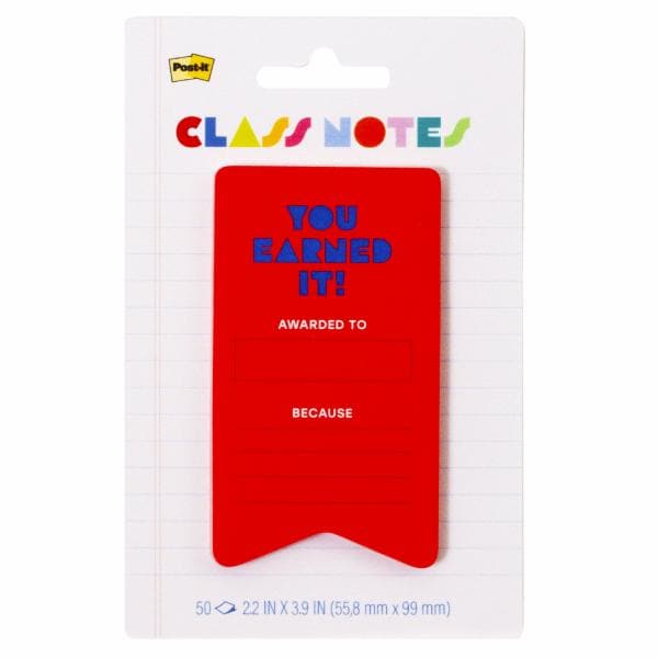Post-it Class Notes You Earned it SBTS26-CN-8